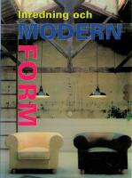 Inredning och modern form