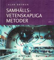 Samh&auml;llsvetenskapliga metoder