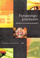 Forskningsprocessen - Kvalitativa och kvantitativa perspektiv