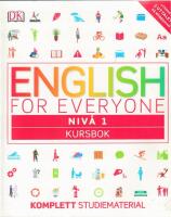 English for everyone Niv&aring; 1 Kursbok