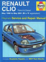 Renault Clio service and repair manual - models covered, Renault Clio hatchback, including special/ limited editions; petrol engines, 1.2 litre (1149cc), 1.4 litre (1390cc) & 1.6 litre (1598cc); diesel engines, 1.9 litre (1870cc) normally-aspirated