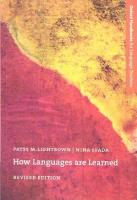 How languages are learned