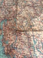 Oberst Nissen's Kart over Det sydlige Norge: Det syd-&oslash;stlige blad (Anden utgave)