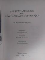 The fundementals of psykoanalytic technique