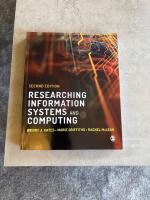 Researching Information Systems and Computing