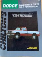 Dodge/Plymouth Trucks 1989-91 repair manual
