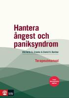 Hantera &aring;ngest och paniksyndrom : terapeutmanual