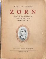 Zorn hans barndom och ungdom och studie&aring;r