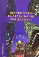 Nya perspektiv p&aring; organisation och ledarskap