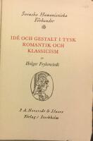 Id&eacute; och gestalt i tysk romantik och klassicism
