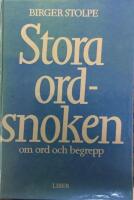 Stora ordsnoken : om ord och begrepp