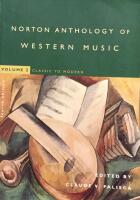Norton anthology of Western music volume 2