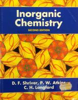 Inorganic chemistry