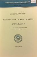Beskrivning till Jordartskartan V&auml;ster&aring;s SV