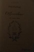 Offerr&ouml;kar och andra dikter