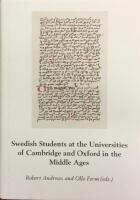 Swedish students at the universities of Cambridge and Oxford in the Middle Ages