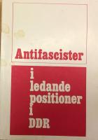 Antifascister i ledande positioner i DDR