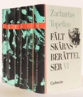 F&auml;ltsk&auml;rns ber&auml;ttelser I-VI : F&ouml;rsta-Femte cykeln : F&auml;ltsk&auml;rns f&ouml;rsta-femtonde ber&auml;ttelse : Konungens ring / Sv&auml;rdet och plogen / Eld och vatten / Rebell mot sin lycka / H&auml;xan / Majniemi slott / De bl&aring; / Flyktingen / Skuggan av ett namn / &Ouml;demarkernas v&aring;r / Borgarekungen / Prinsessan av Vasa / Frit&auml;nkaren / Aftonstormar / Morgonljusning