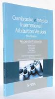 Cranbrooke V. Intellex : International Arbitration Version : Respondent Materials av Robert P Burns, Steven Lubet, Terre Rushton