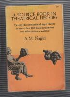 A Source Book in Theatrical  History