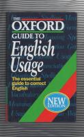 The Oxford Guide to English Usage. 
