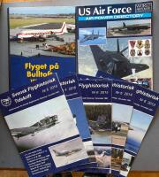 BOK/TIDSKRIFTSPAKET: 7 x flyghistorik