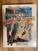 The psychology of work and human performance