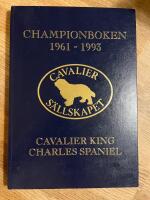 Championboken 1961-1993 Cavaliers&auml;llskapet Cavalier King Charles Spaniel