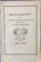 Minnesskrift till Norra Sm&aring;lands distrikt av N. O. V. 20-&aring;rs jubileum, 1907-1927
