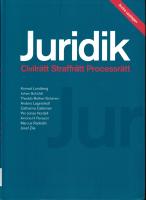 Juridik - civilr&auml;tt, straffr&auml;tt, processr&auml;tt 2:a upplagan