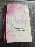 Perspektiv p&aring; utv&auml;rdering