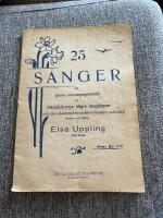25 s&aring;nger med piano - accompaniment 
