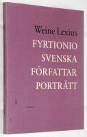 Fyrtionio svenska f&ouml;rfattarportr&auml;tt