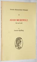 Adam Mickiewicz - LIv och verk