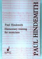 Elementary training for musicians
