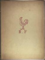R. F. Cet ouvrage a &eacute;t&eacute; &eacute;dit&eacute; par le Gouvernement Fran&ccedil;ais &agrave; l'occasion de la visite en France de Leurs Majest&eacute;s Britanniques le roi George VI et la reine &Eacute;lisabeth