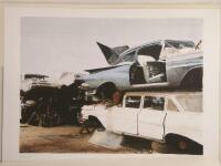 Skrotbilar : oljem&aring;lningar, akvareller, grafik, skisser och tankar om v&aring;r tids f&ouml;rg&auml;nglighet. Bibliofilupplaga