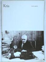 Tidskriften Kris nr 33, maj 1987 : Hyllning till Gunnar Bj&ouml;rling