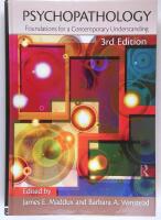 Psychopathology : foundations for a contemporary understanding