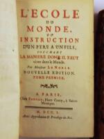 L'&Eacute;cole du monde, ou Instruction d'un p&egrave;re &agrave; un fils, touchant la mani&egrave;re dont il faut vivre dans le monde. Tome I-III