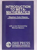 Introduction to Metamathematics