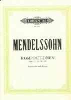 Kompositionen opus 17, 45, 58 109 violoncello und Klavier