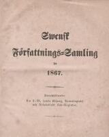 Swensk F&ouml;rfattnings-Samling (SFS) 1867 