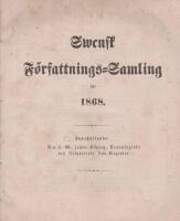 Swensk F&ouml;rfattnings-Samling (SFS) 1868 