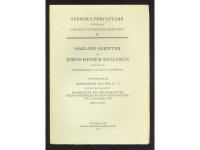 Samlade skrifter av Johan Henrik Kellgren. &Aring;ttonde delen. Kommentar till del IV - V. F&ouml;rsta halvbandet. Kommentar till prosaskrifter fr&aring;n Stockholms Postens begynnande till och med 1789. F&ouml;rsta - tredje h&auml;ftet.
