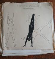 Gymnastiska v&auml;ggbilder. 50 planscher med 100 gymnastiska bilder (st&auml;llningar, r&ouml;relser och felst&auml;llningar)