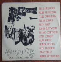 Amnesty International. Stadsteatern 17 Jan. 1966.