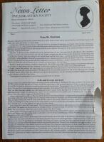 Jane Austen and food. Newsletter The Jane Austen Society  april 1995