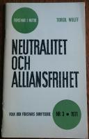 Neutralitet och alliansfrihet