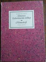 Arbetarnas Kulturhistoriska S&auml;llskap. Minnesskrift 1926-1976. 